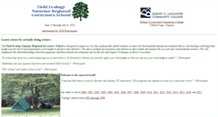 Desktop Screenshot of fieldecology.org