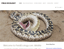 Tablet Screenshot of fieldecology.com